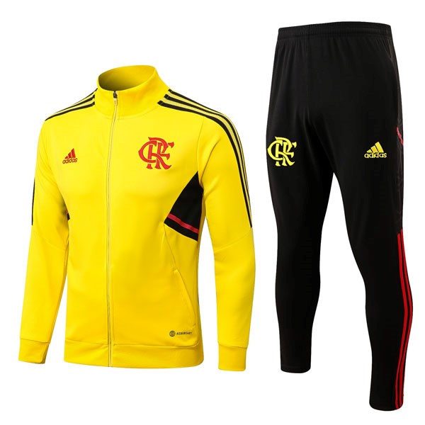 Trainingsanzug Flamengo 2023 Gelb Schwarz